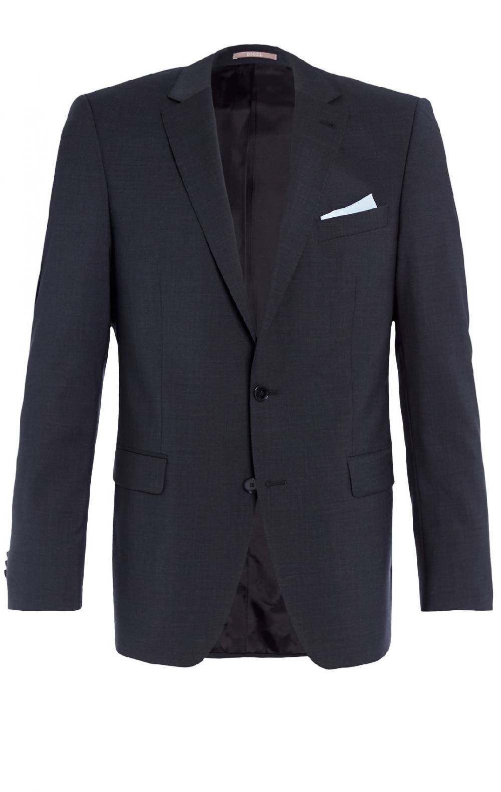 Digel Abito Grigio Scuro Digel Drop Sei Modern Fit In Lana Marzotto 100's