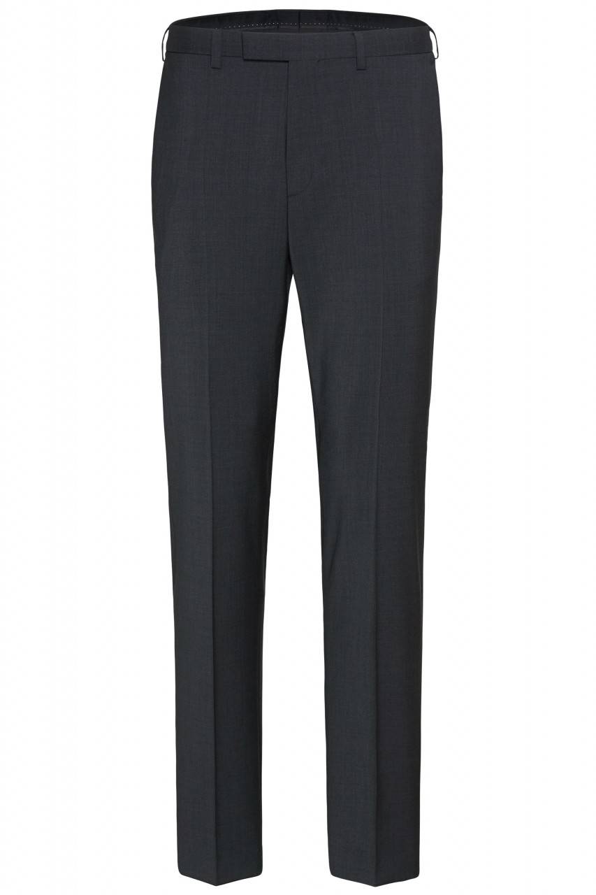 Digel Abito Grigio Scuro Slim Fit Digel Pura Lana Marzotto Super 100's