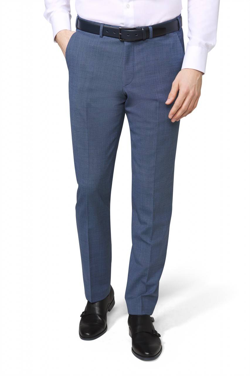 Digel Abito In Lana Stretch Digel Blu Medio Drop Quattro Corto