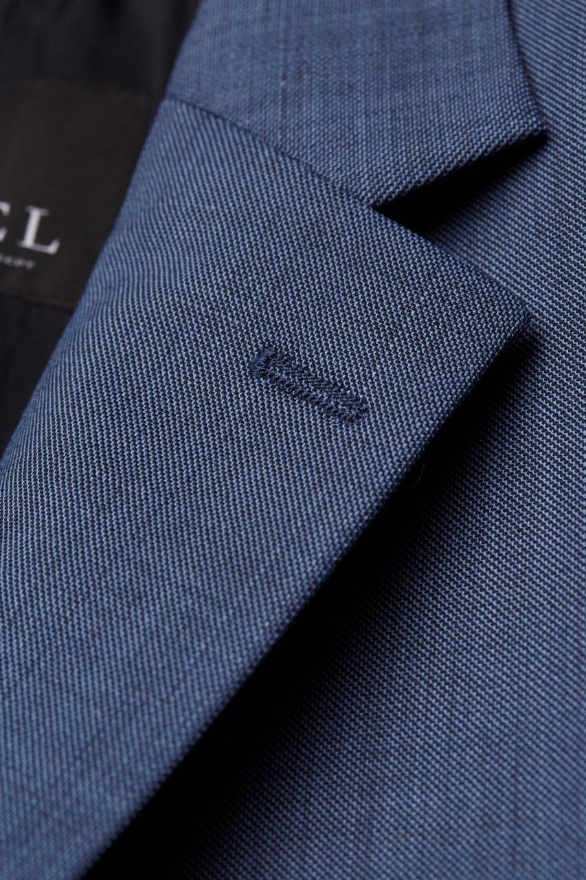 Digel Abito In Lana Stretch Digel Blu Medio Drop Sei Modern Fit