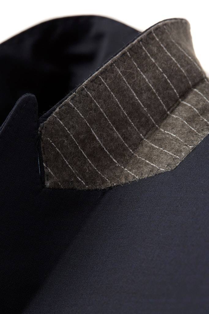 Digel Abito In Lana Stretch Digel Blu Scuro Con Gilet Vestibilità Slim Fit