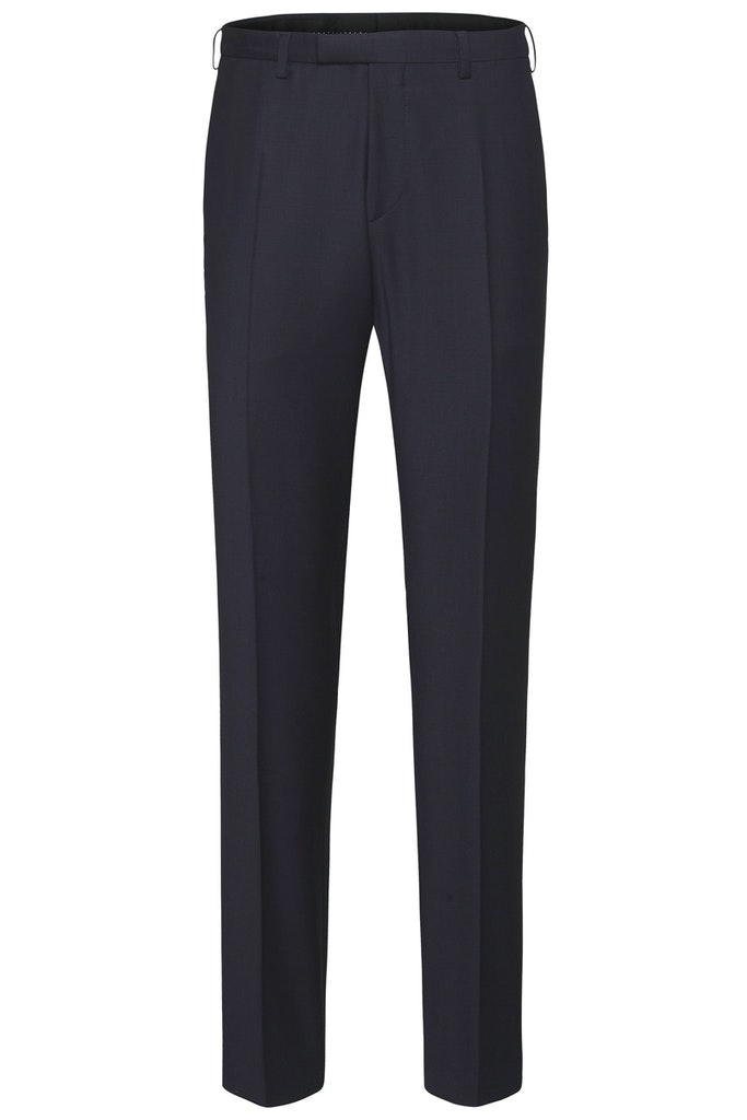 Digel Abito In Lana Stretch Digel Blu Scuro Con Gilet Vestibilità Slim Fit