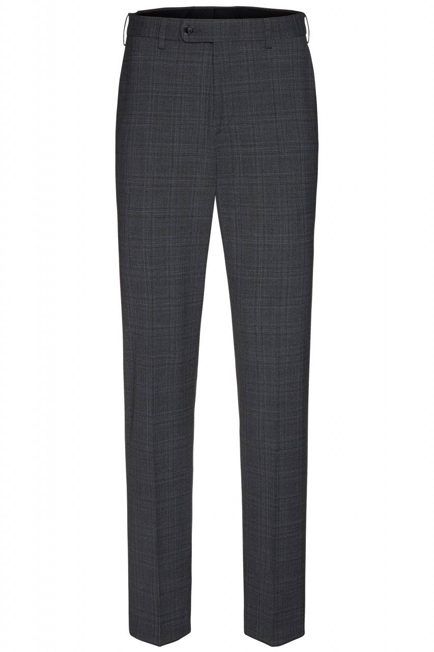 Digel Abito In Lana Stretch Digel Grigio Fantasia Principe Di Galles Drop Sei Modern Fit