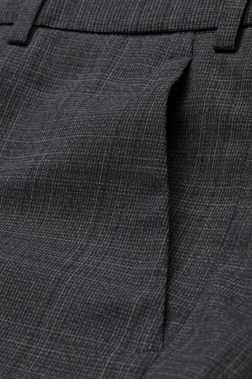 Digel Abito In Lana Stretch Digel Grigio Fantasia Principe Di Galles Drop Sei Modern Fit