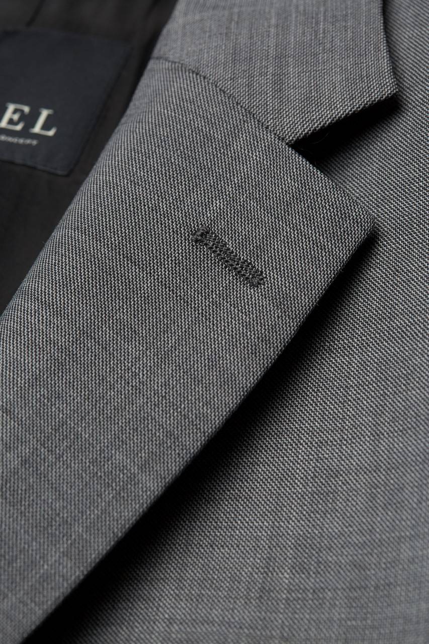 Digel Abito In Lana Stretch Digel Grigio Medio Drop Sei Modern Fit