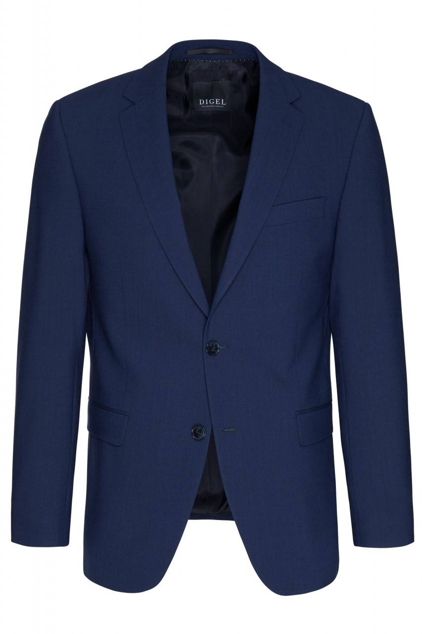 Digel Abito In Lana Stretch Digel Protect3 Blu Marine Drop Sei Modern Fit