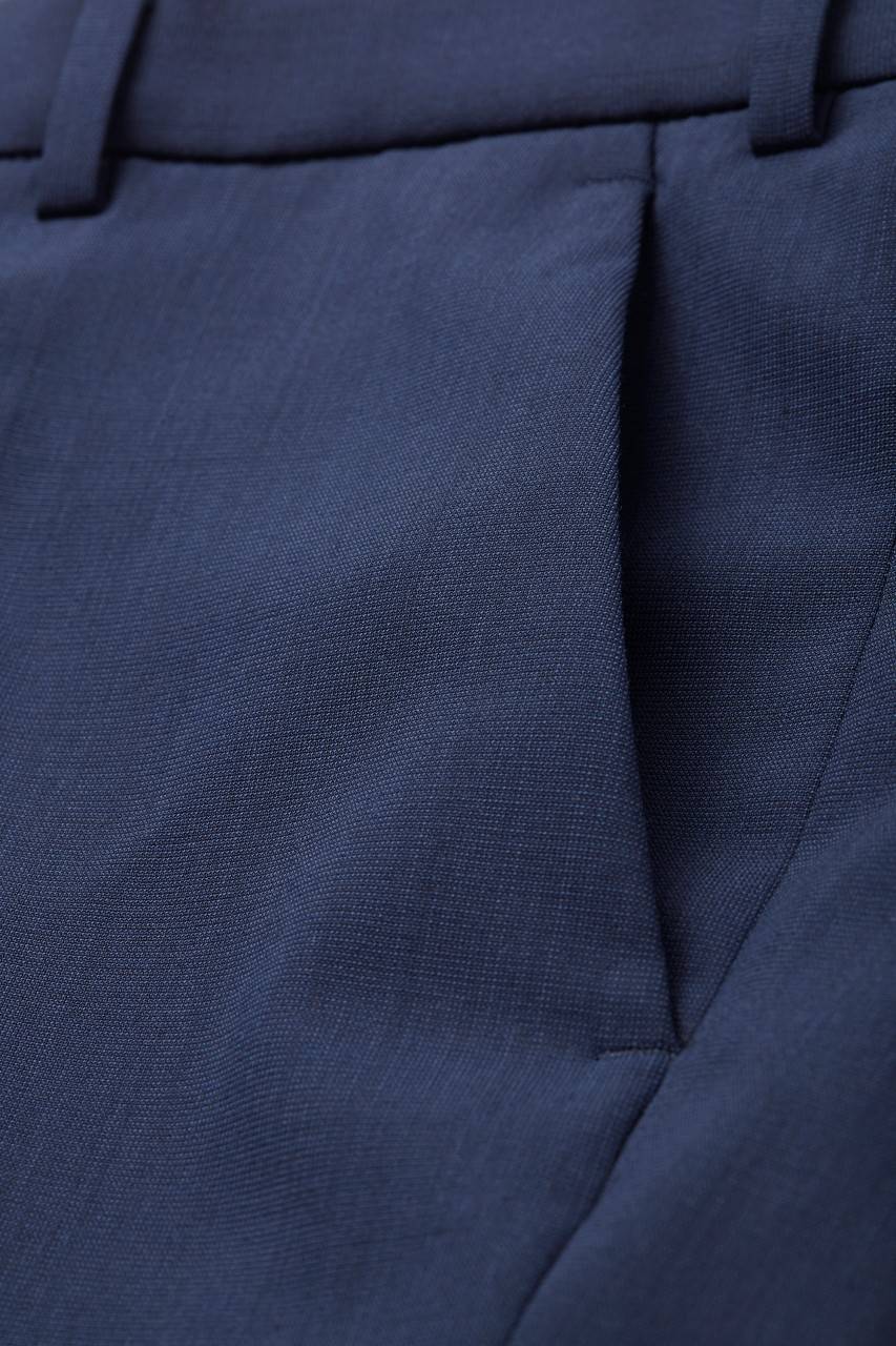 Digel Abito In Lana Stretch Digel Protect3 Blu Marine Drop Sei Modern Fit