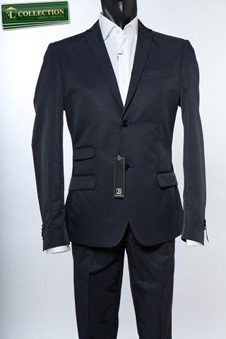 John Barritt Abito John Barritt Slim Fit Blu Cotone Nylon