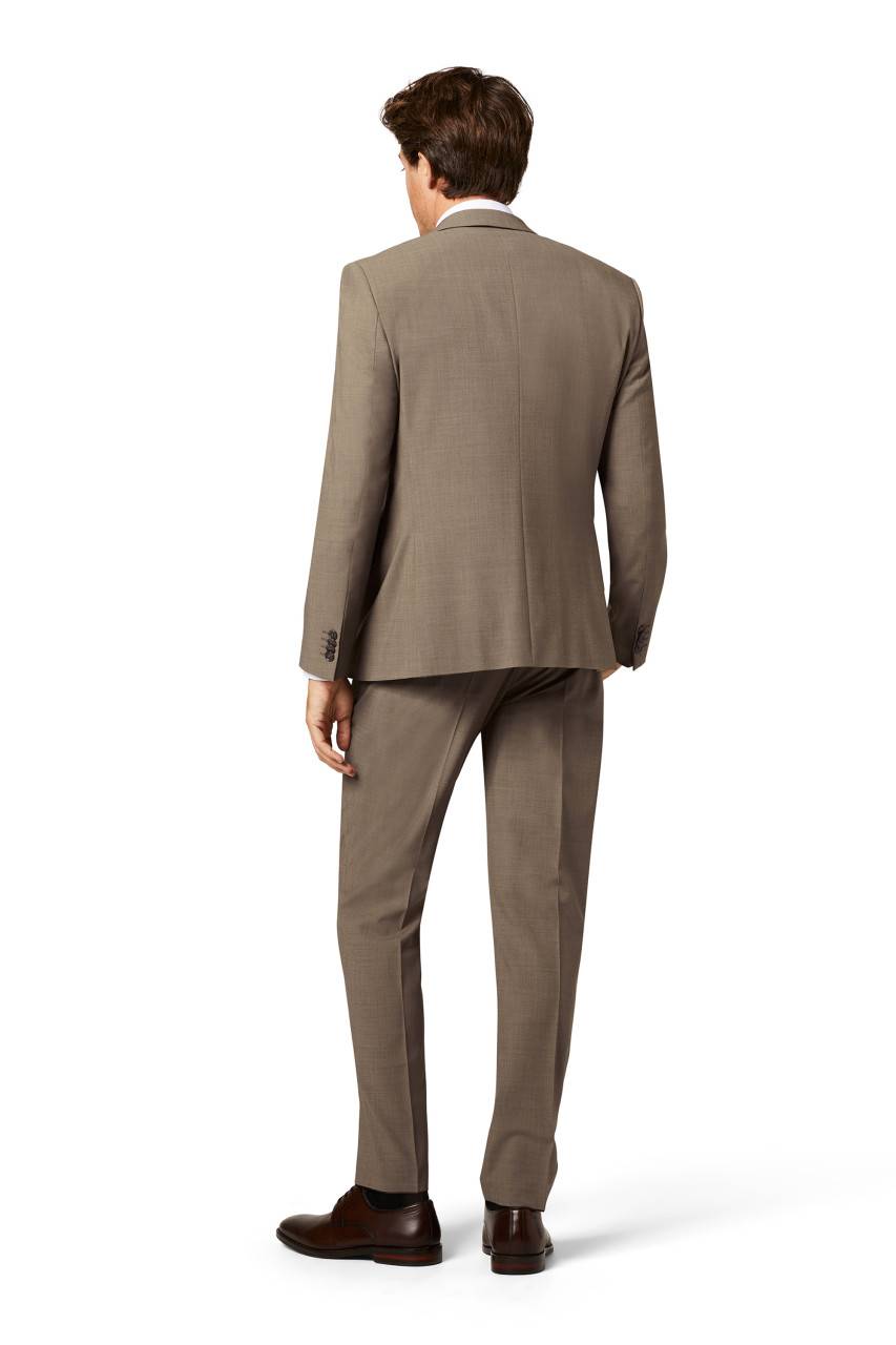 Digel Abito Marrone Digel Lana Stretch Drop Quattro Comfort Fit