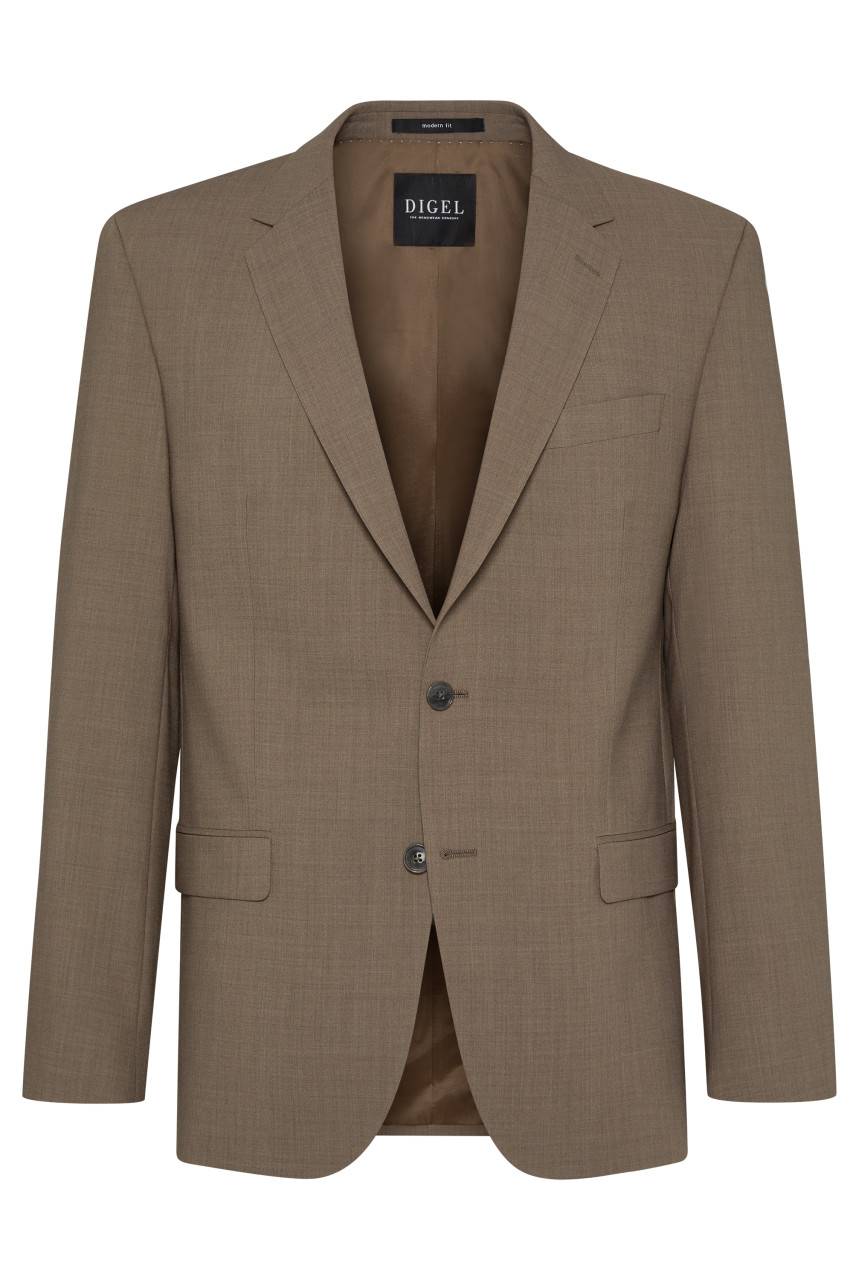 Digel Abito Marrone Digel Lana Stretch Drop Sei Modern Fit