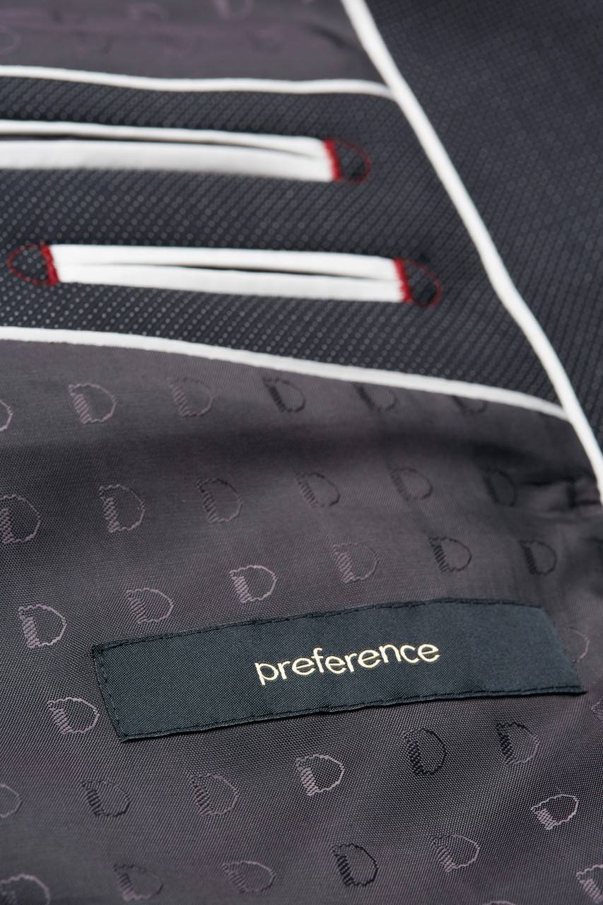 Digel Abito Nero Digel Drop Sei Modern Fit Con Panciotto In Lana Reda 110's