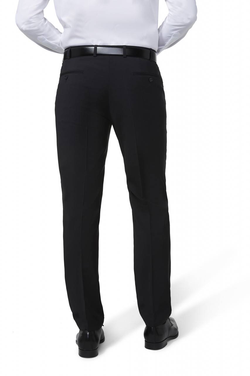 Digel Abito Nero Digel Drop Sei Modern Fit In Pura Lana Vergine Marzotto Super 100