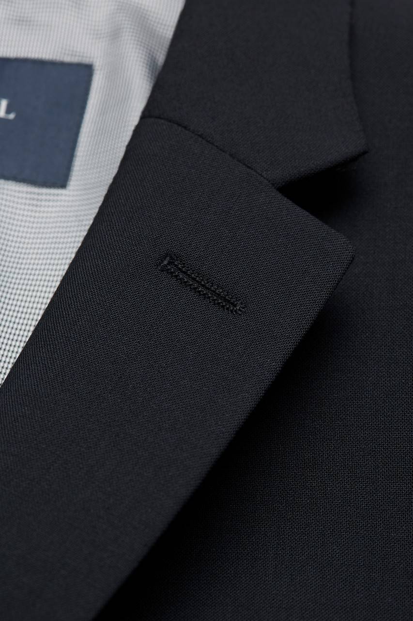 Digel Move Abito Nero Digel Move In Lana Elasticizzata Extra Slim Fit