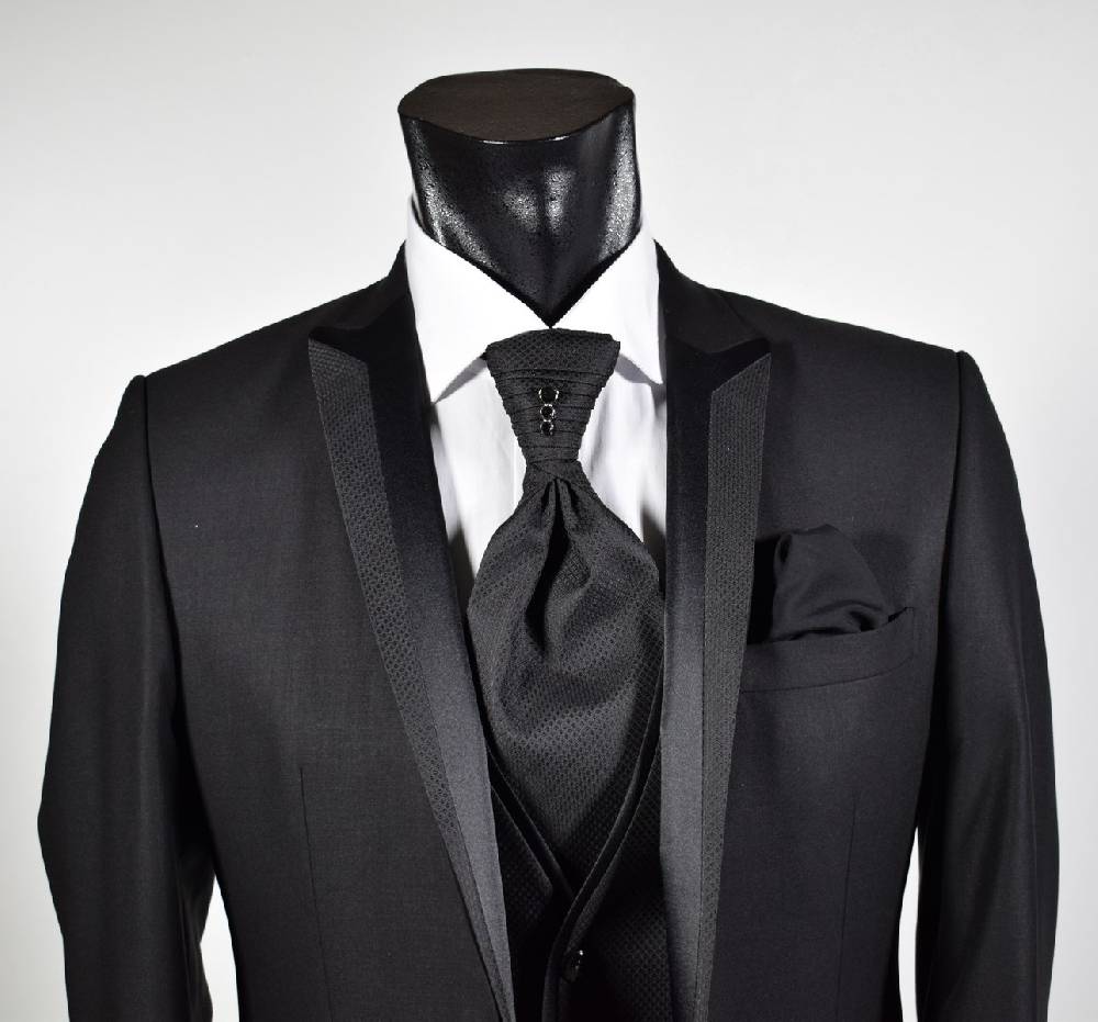 Musani Milano Cerimonia Abito Nero Slim Fit Musani Cerimonia