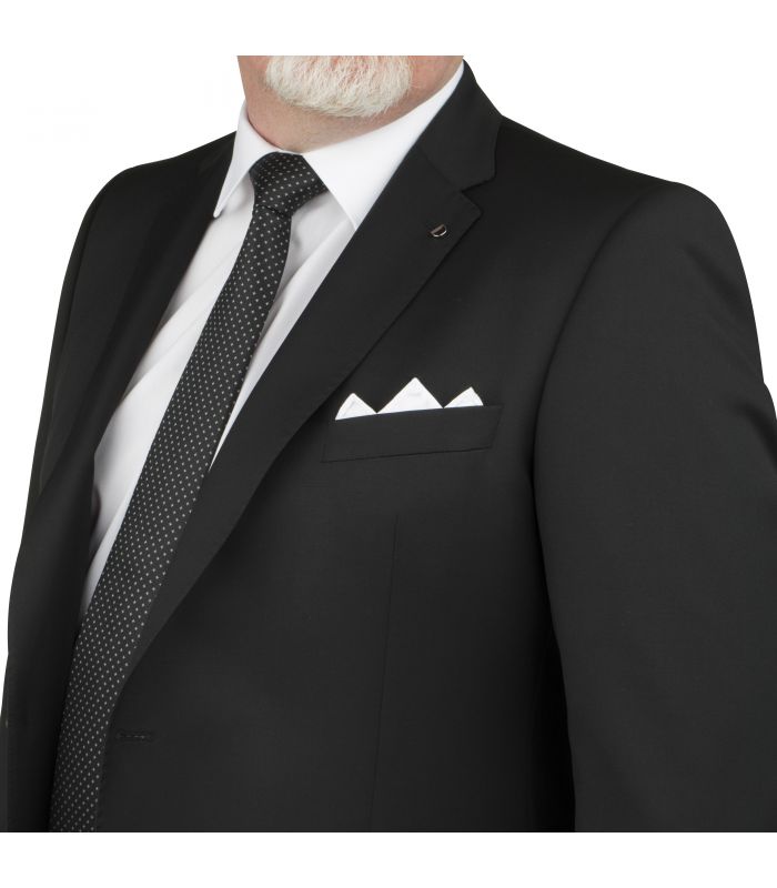 Digel Abito Nero Taglie Forti Digel Pura Lana Reda Super 110's