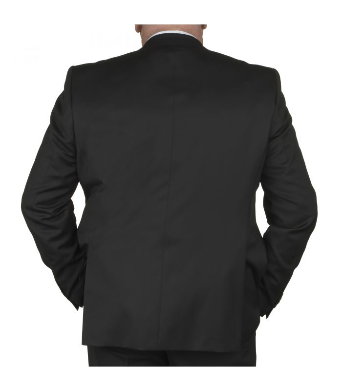 Digel Abito Nero Taglie Forti Digel Pura Lana Reda Super 110's