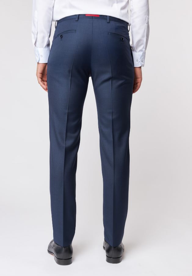 Roy Robson Abito Roy Robson Blu Slim Fit Lana Merlane Super 110's