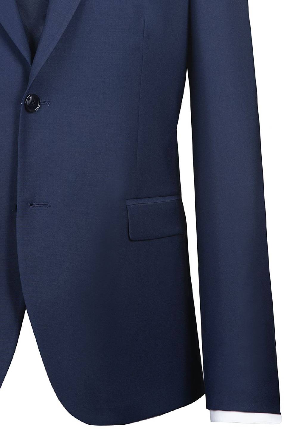 Simbols Abito Simbols Blue Slim Fit Con Petto A Lancia