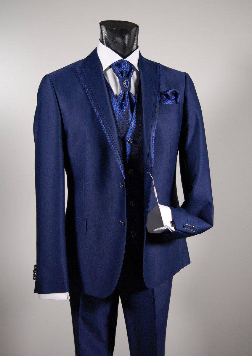 Musani Milano Cerimonia Abito Slim Azzurro Sposo Musani Milano Cerimonia