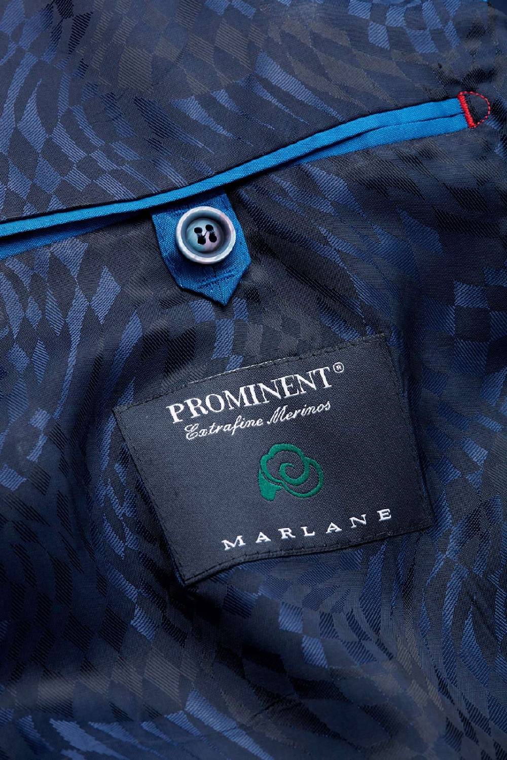 Digel Abito Slim Fit Blu A Quadri Digel Pura Lana Merino Extrafine