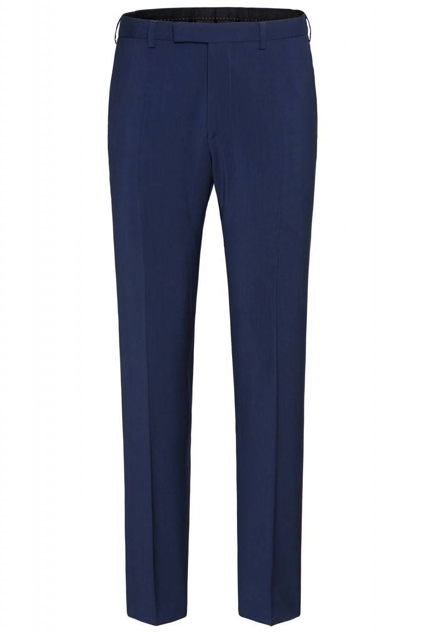 Digel Abito Slim Fit Digel Blu Napoli Pura Lana Marzotto Super 100's