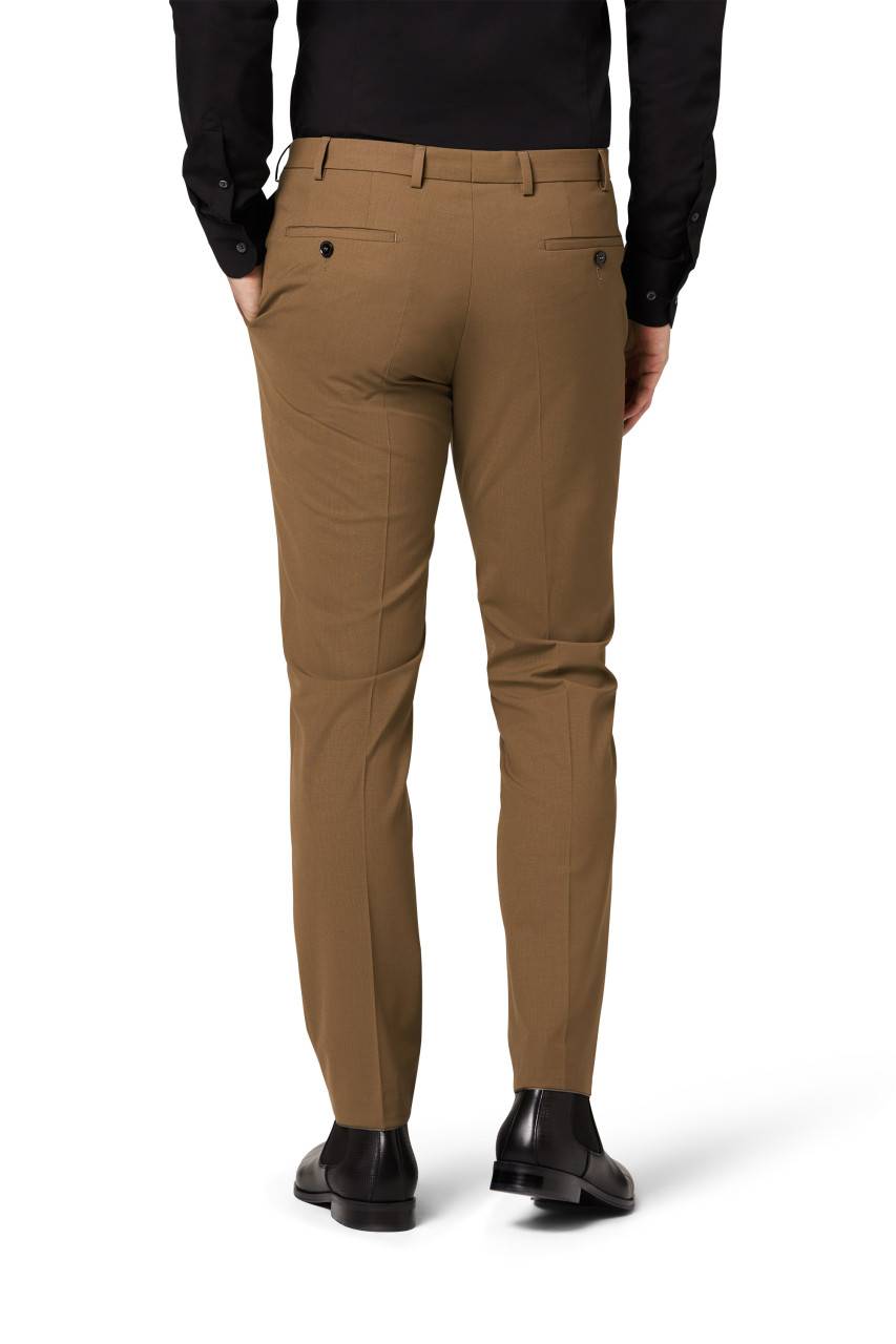 Digel Abito Slim Fit Digel Marrone Chiaro Misto Lana Bi-stretch