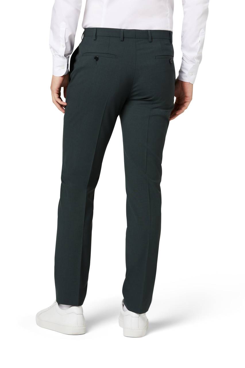 Digel Abito Slim Fit Digel Verde Misto Lana Bi-stretch