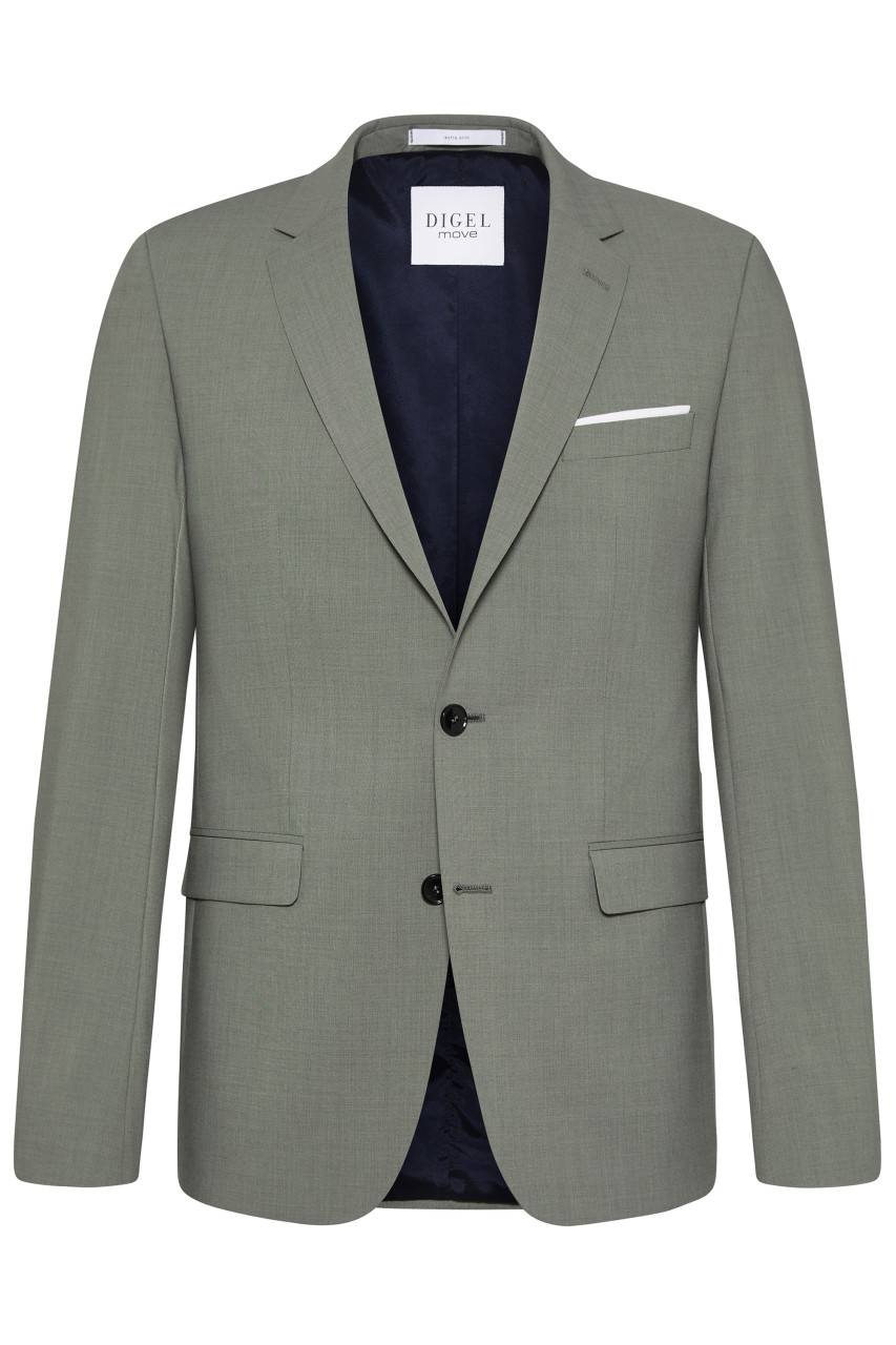 Digel Abito Slim Fit Digel Verde Salvia Misto Lana Bi-stretch
