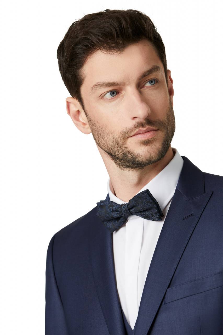 Digel Abito Slim Fit Elegante Digel Blu Marine Con Gilet