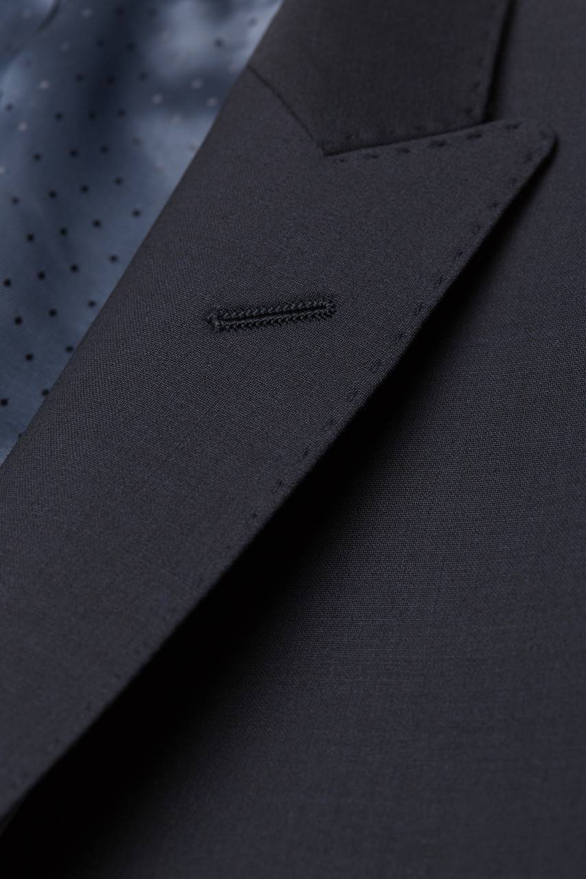 Digel Abito Slim Fit Elegante Digel Blu Scuro Con Gilet