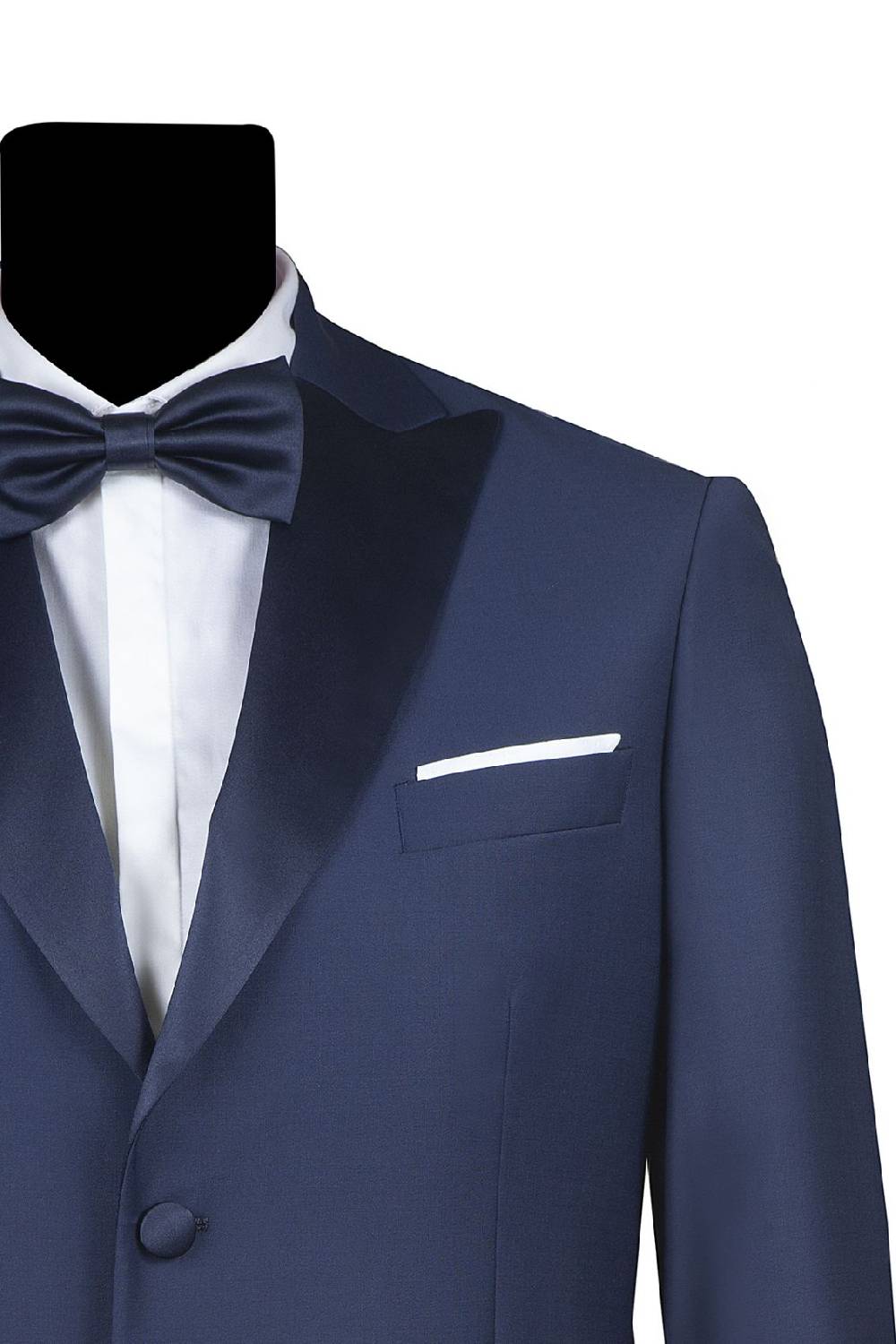 Simbols Abito Smoking Con Gilet Bluette Simbols Drop Quattro Comfort Fit