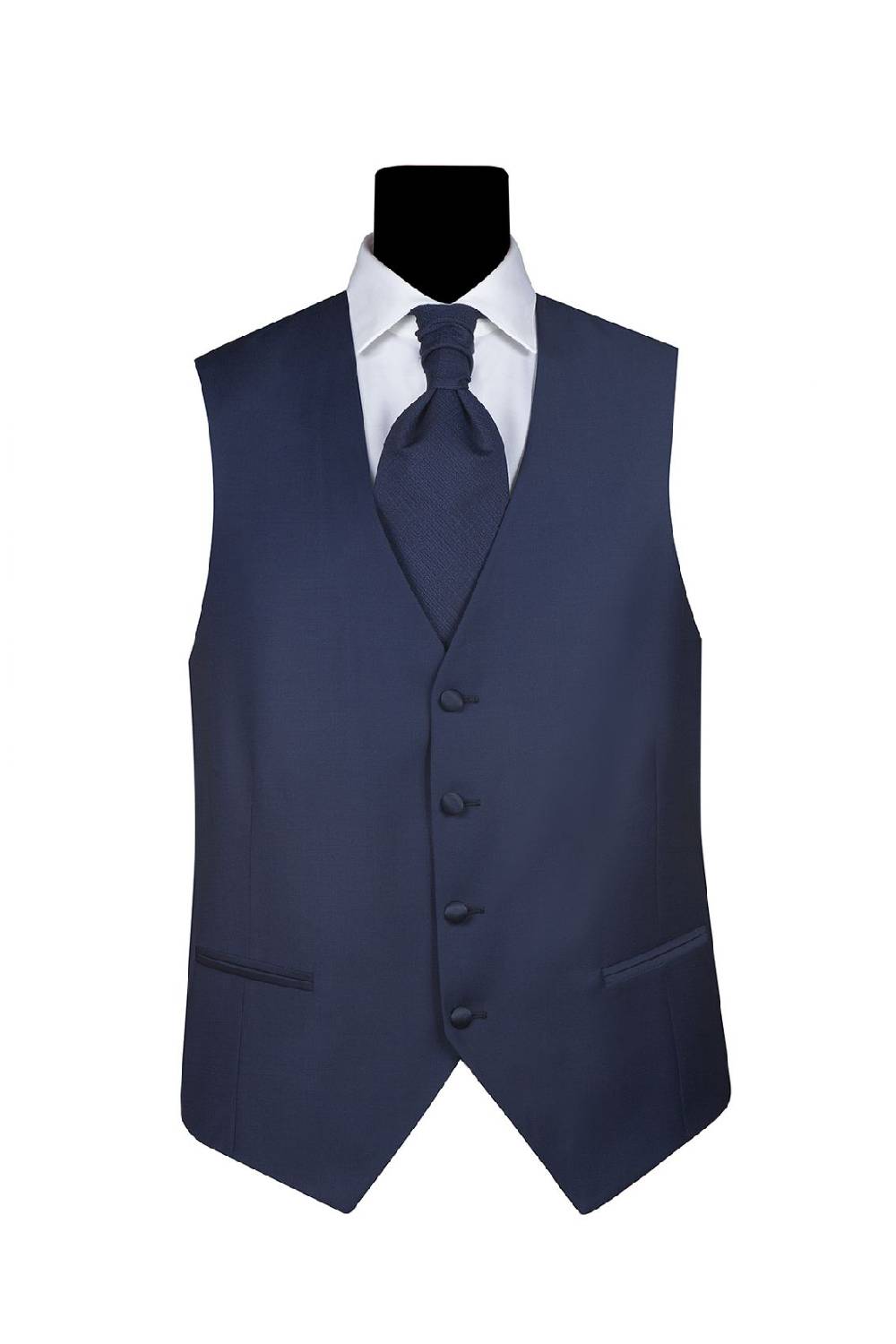 Simbols Abito Smoking Con Gilet Bluette Simbols Drop Quattro Comfort Fit