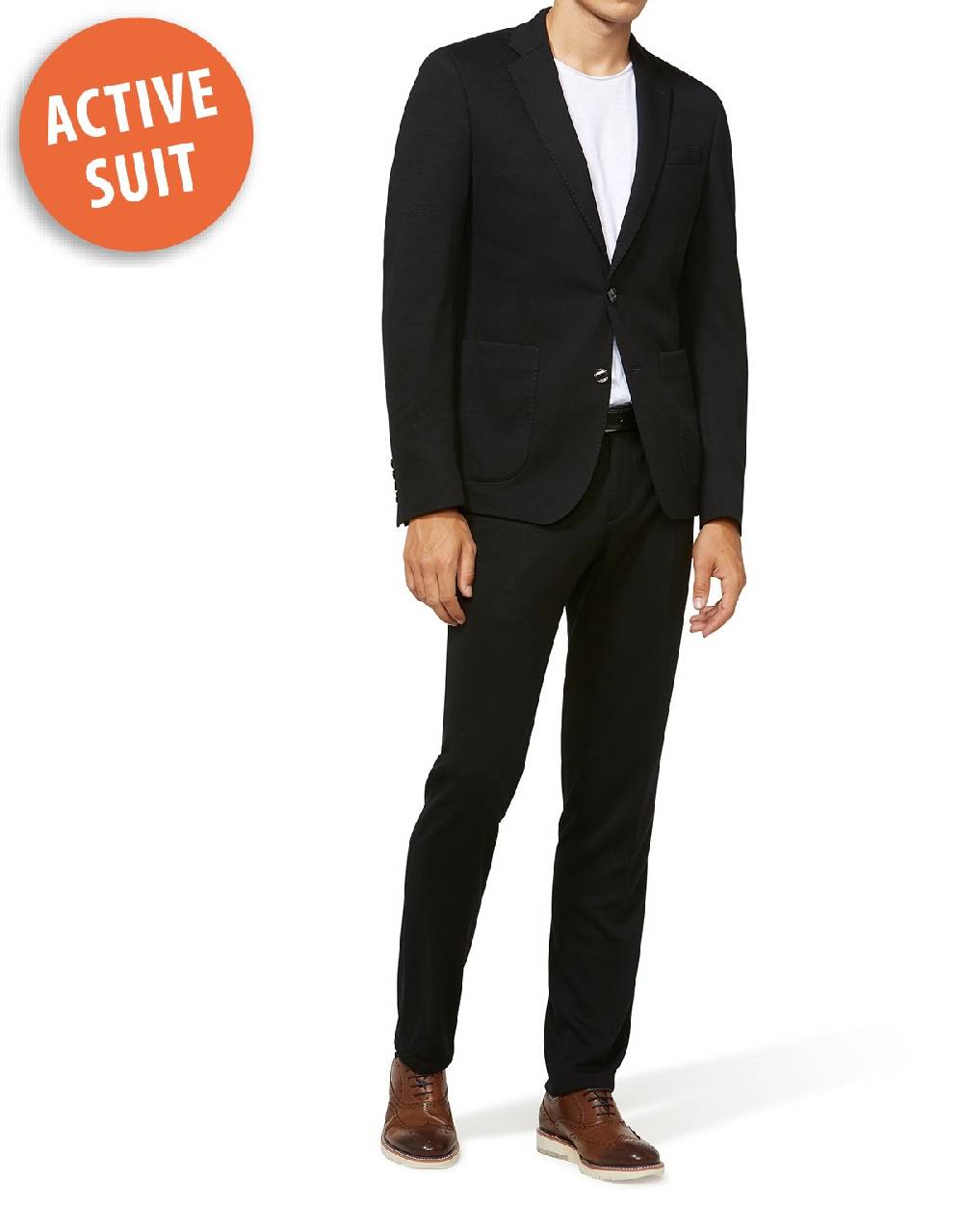 Digel Abito sportivo nero digel move in jersey extra sim fit