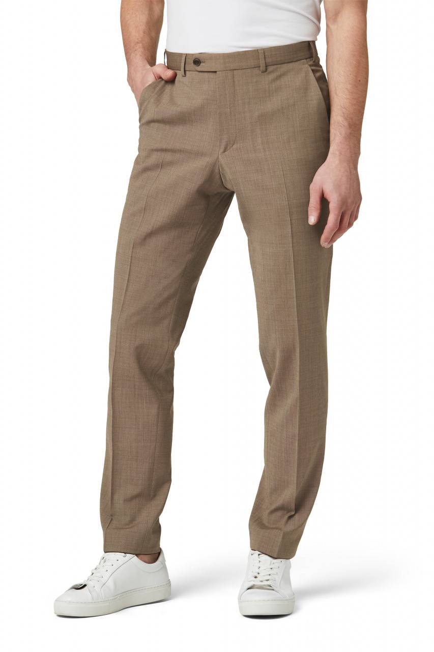 Digel Abito Tabacco Digel Lana Stretch Marzotto Drop Quattro Corto