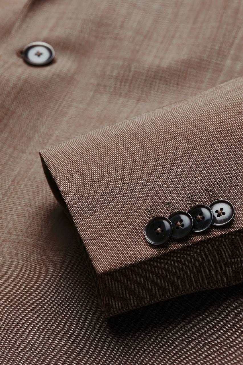 Digel Abito Tabacco Digel Lana Stretch Marzotto Drop Sei Modern Fit