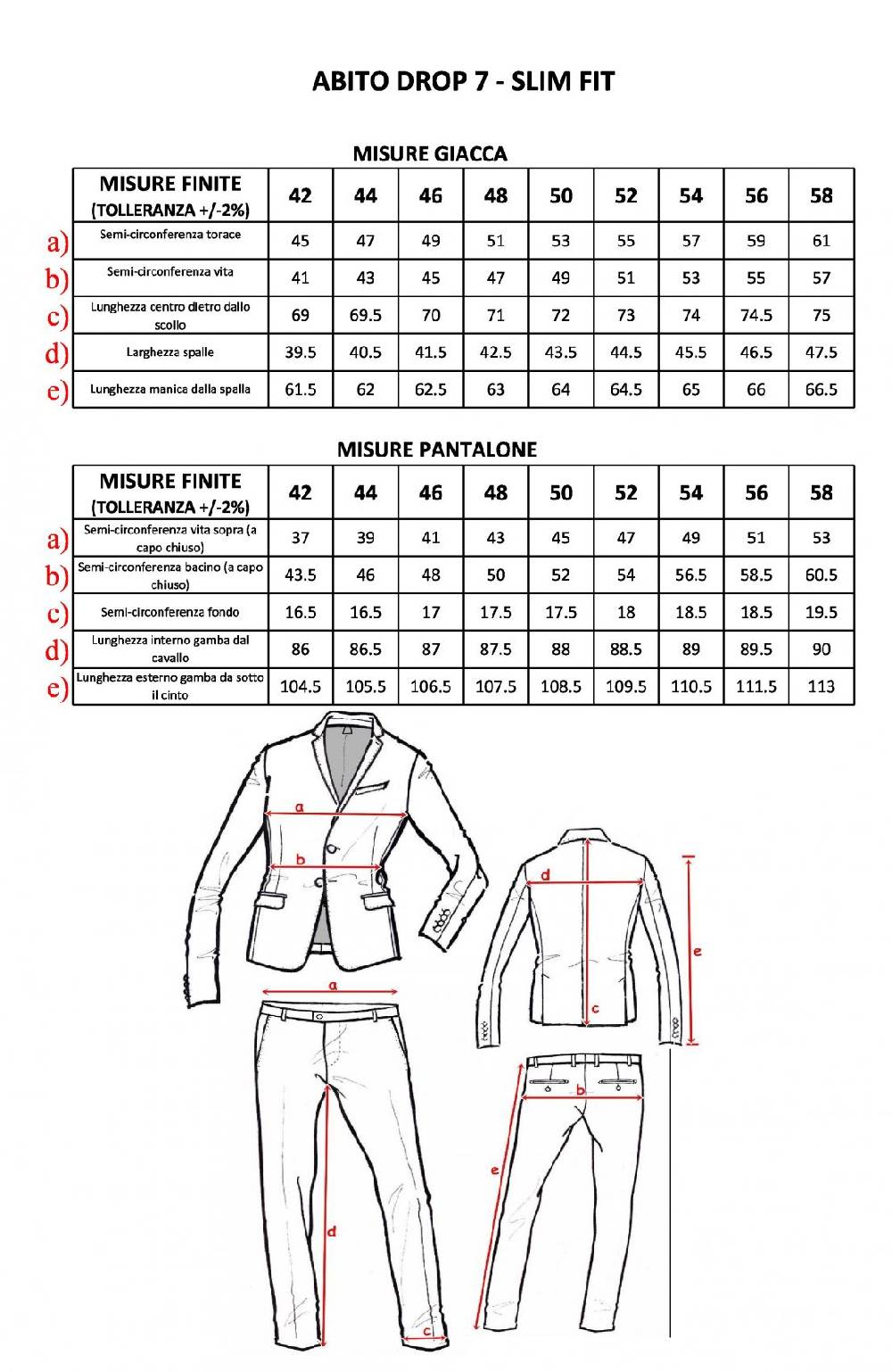 Simbols Abito Tegola Slim Fit Doppiopetto Simbols Stretch