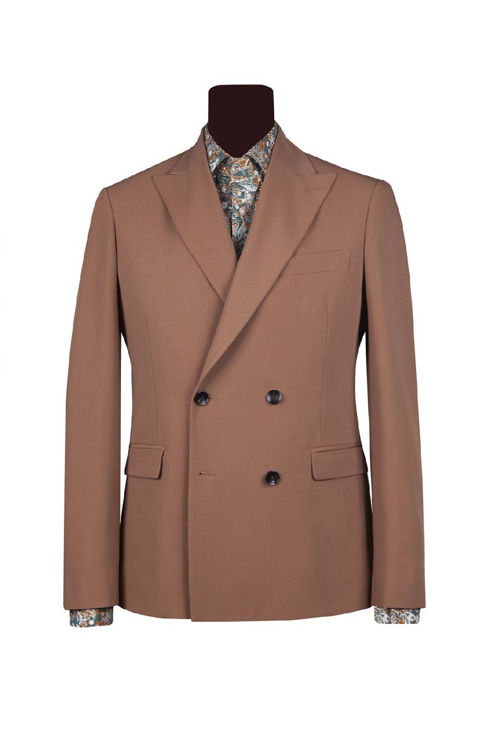 Simbols Abito tegola slim fit doppiopetto simbols stretch