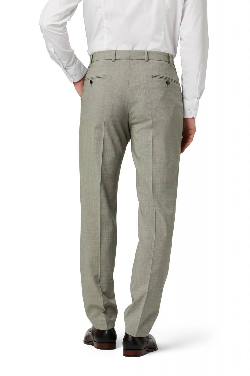 Digel Abito Verde Chiaro Digel Lana Stretch Marzotto Drop Quattro Corto