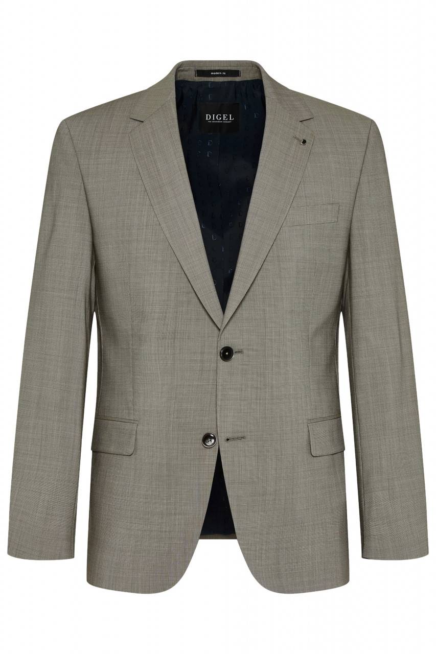 Digel Abito verde chiaro digel lana stretch marzotto drop quattro corto