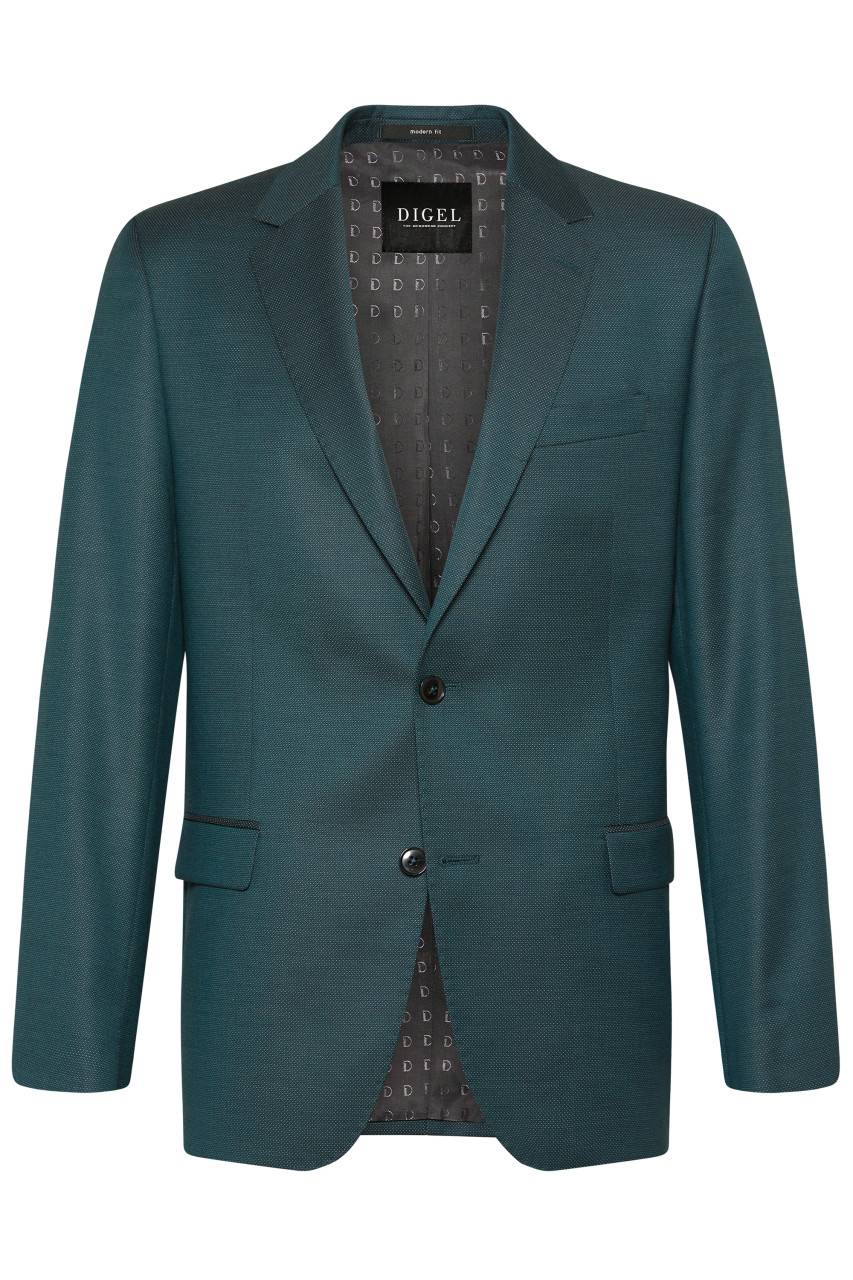 Digel Abito Verde Fantasia Piccola Digel Drop Sei Modern Fit Tessuto Reda 110's