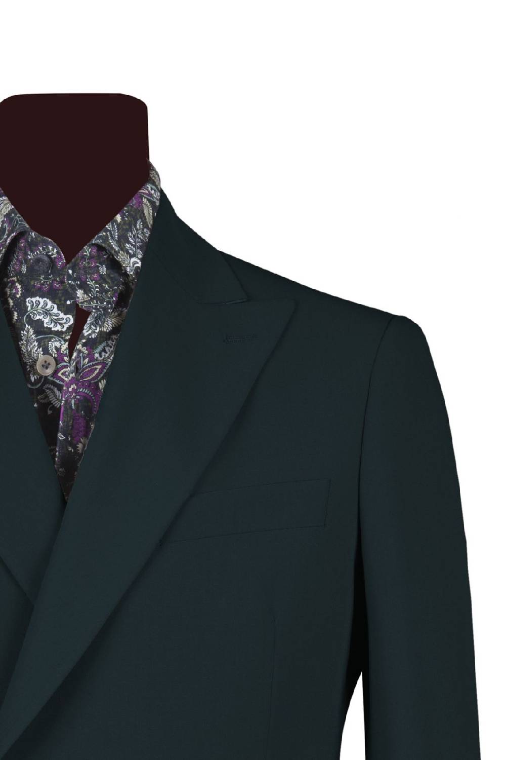 Simbols Abito Verde Inglese Slim Fit Doppiopetto Simbols Stretch