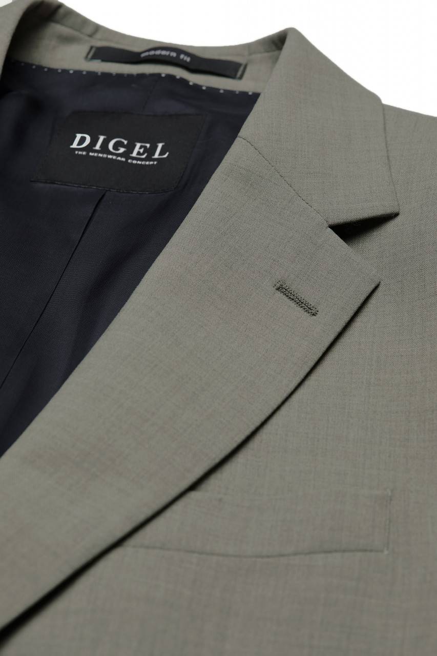 Digel Abito Verde Salvia Digel Lana Stretch Drop Sei Modern Fit