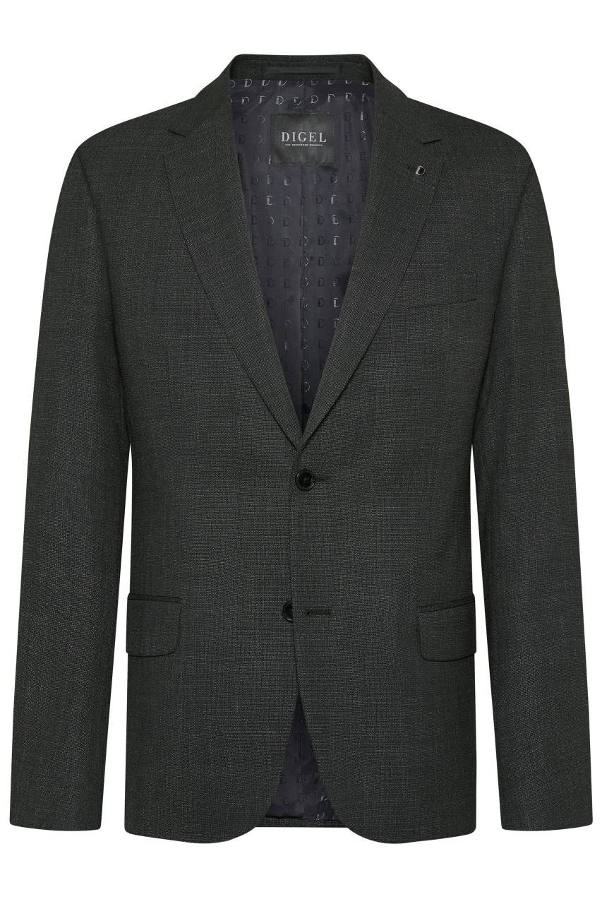 Digel Abito verde scuro digel drop quattro corto lana stretch comfort