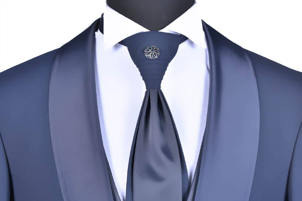 Baggi Abito Da Sposo Blu Baggi Cerimonia