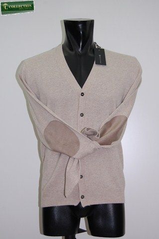 Become Cardigan Con Toppe Slim Fit Become 5 Colori