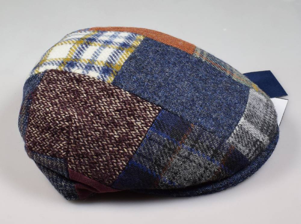 Panizza Berretto Panizza Patchwork Multicolor In Pura Lana