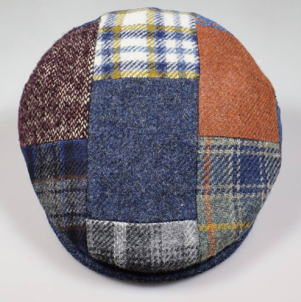 Panizza Berretto Panizza Patchwork Multicolor In Pura Lana