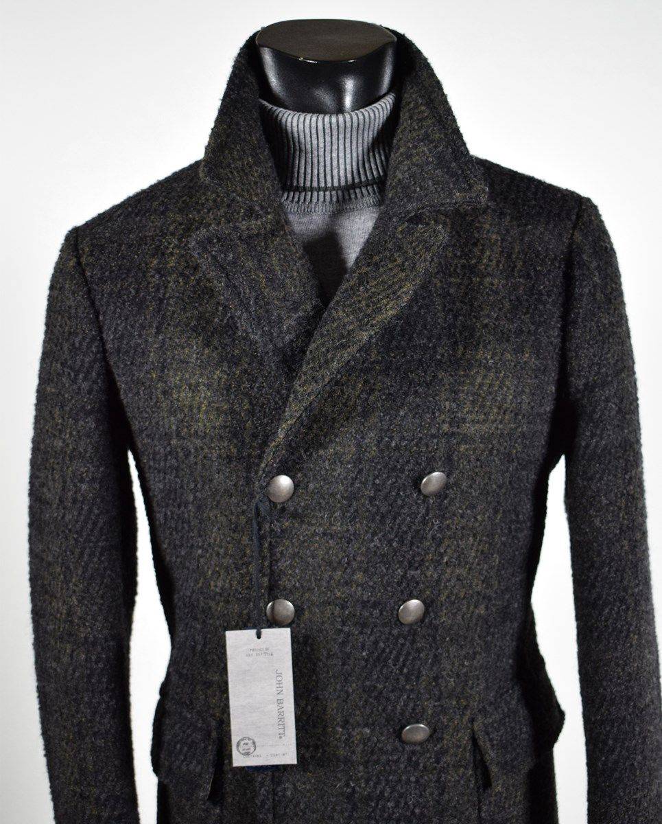 John Barritt Blouson In Lana A Quadri John Barritt Slim Fit Doppio Petto