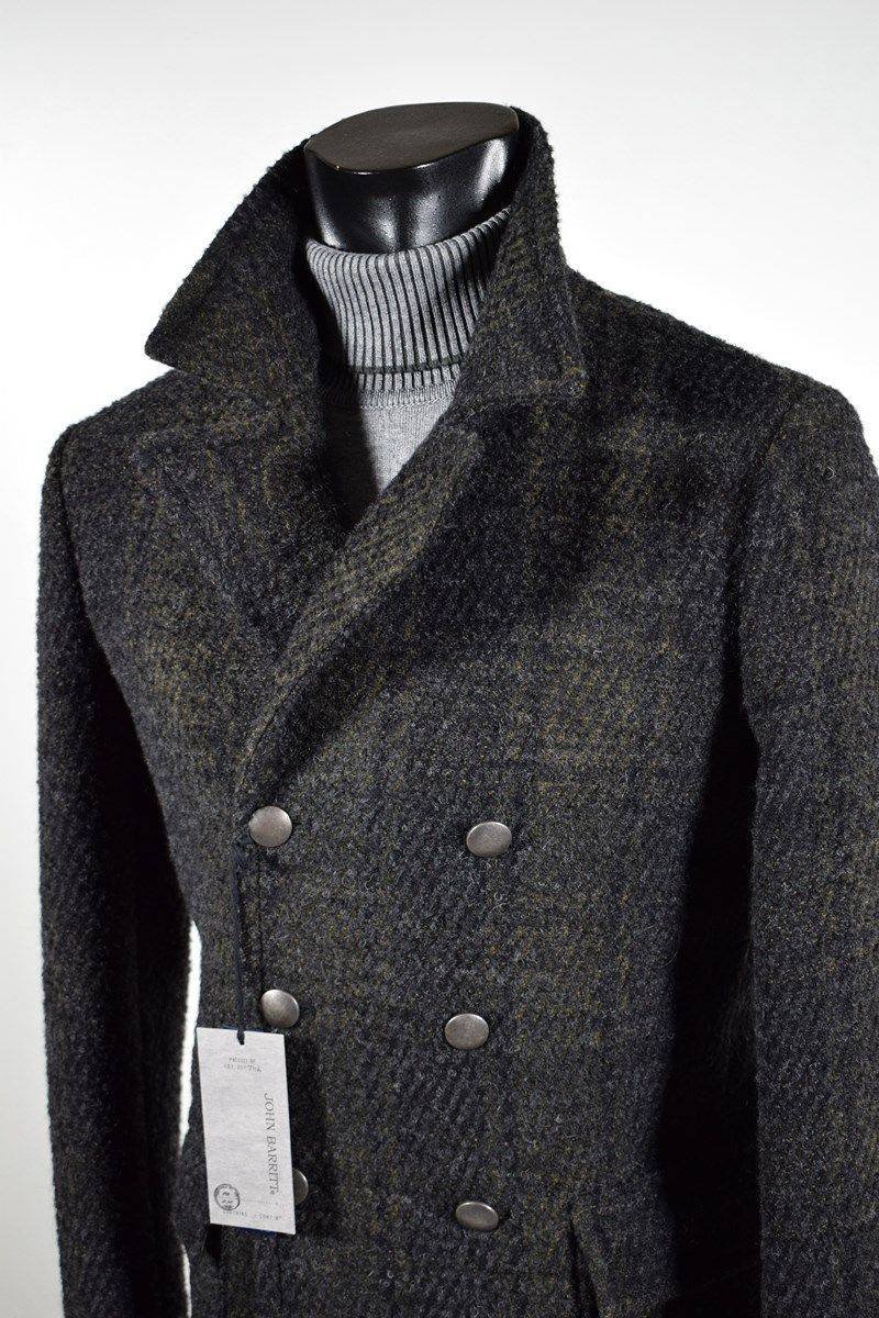 John Barritt Blouson In Lana A Quadri John Barritt Slim Fit Doppio Petto
