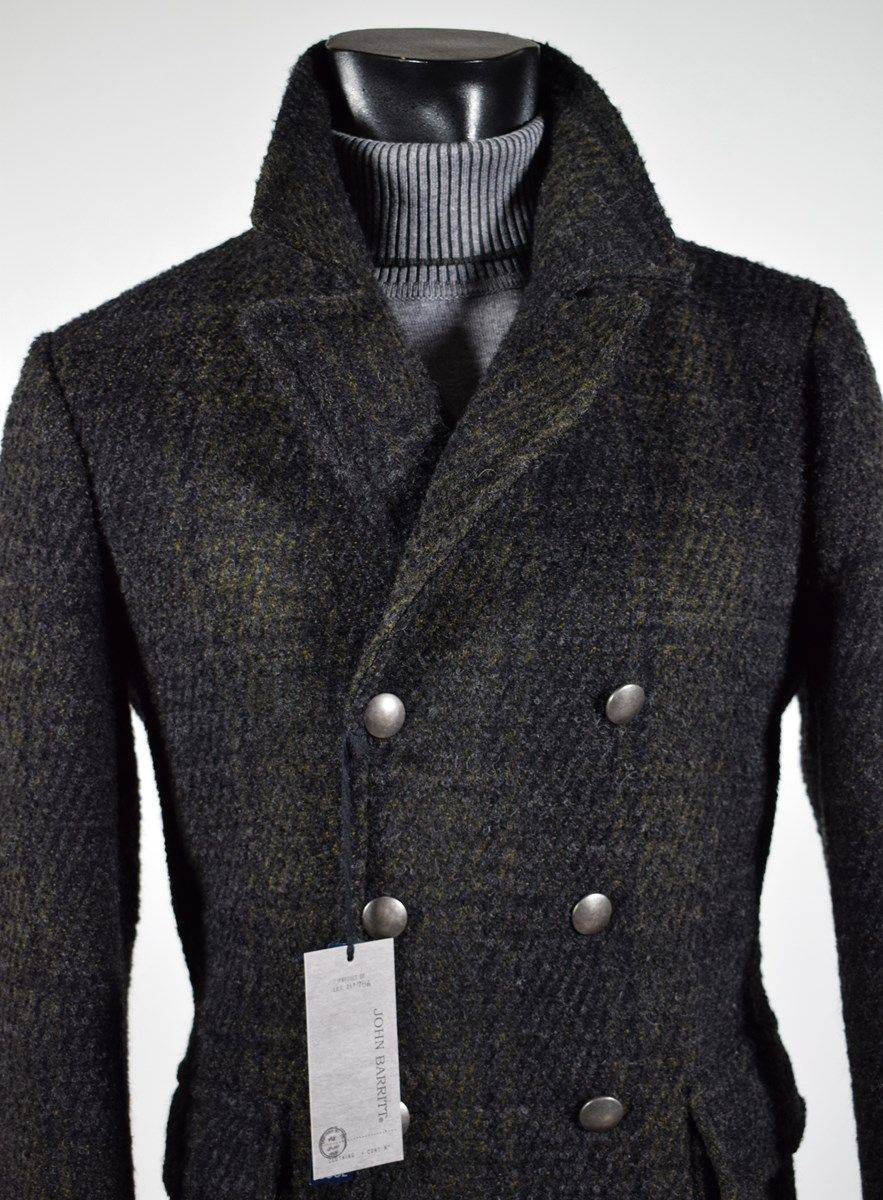 John Barritt Blouson In Lana A Quadri John Barritt Slim Fit Doppio Petto